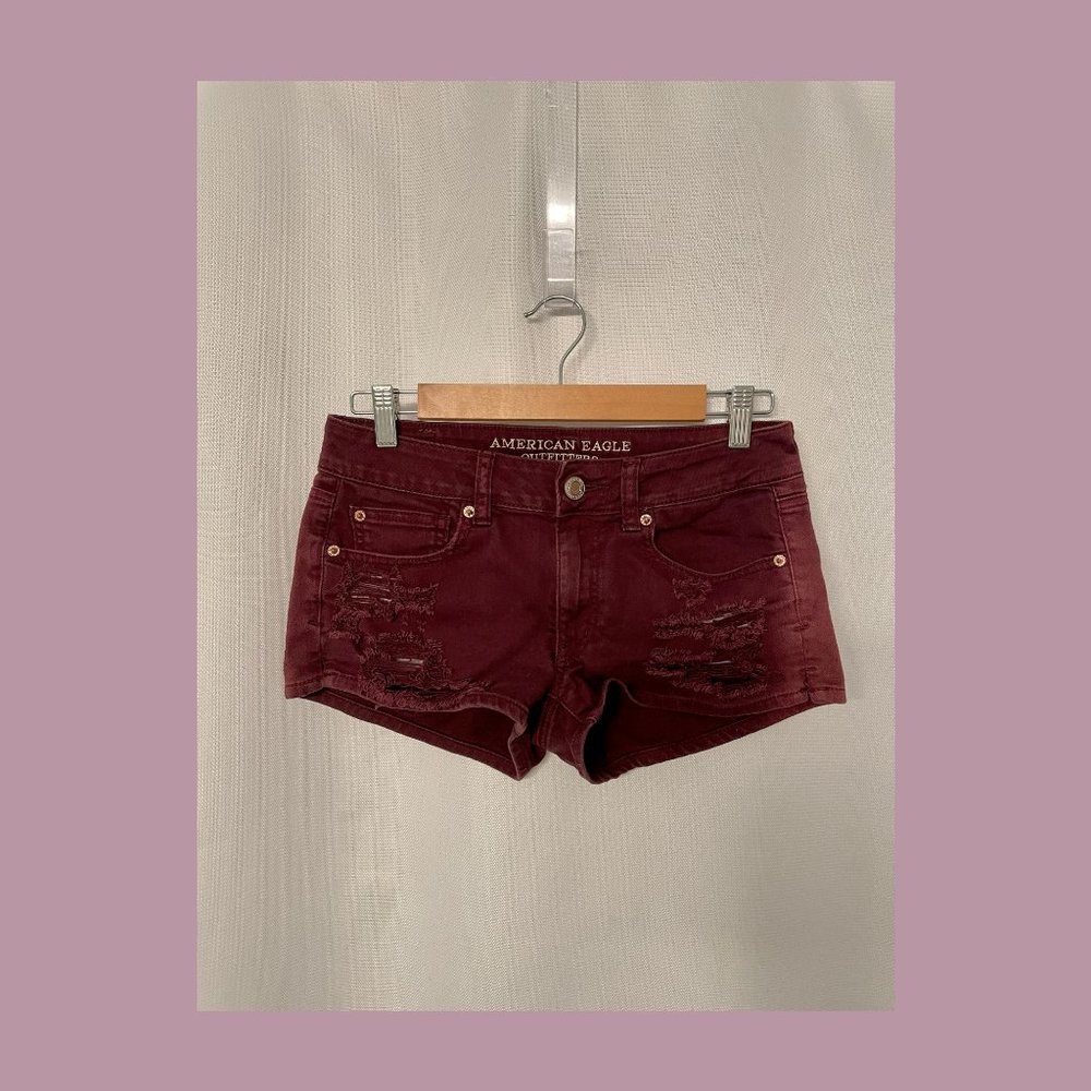 American Eagle Distressed Denim Shorts